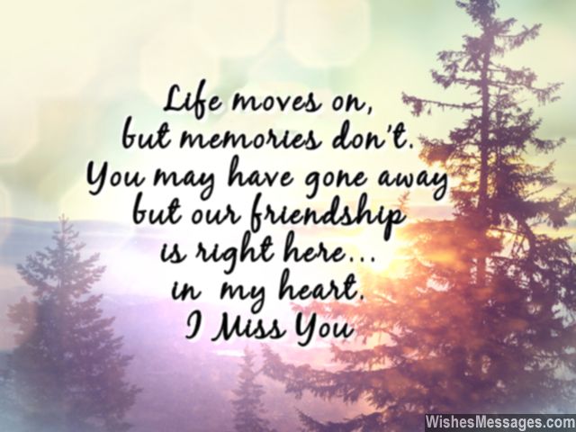 Quotes About Missing Friends And Memories