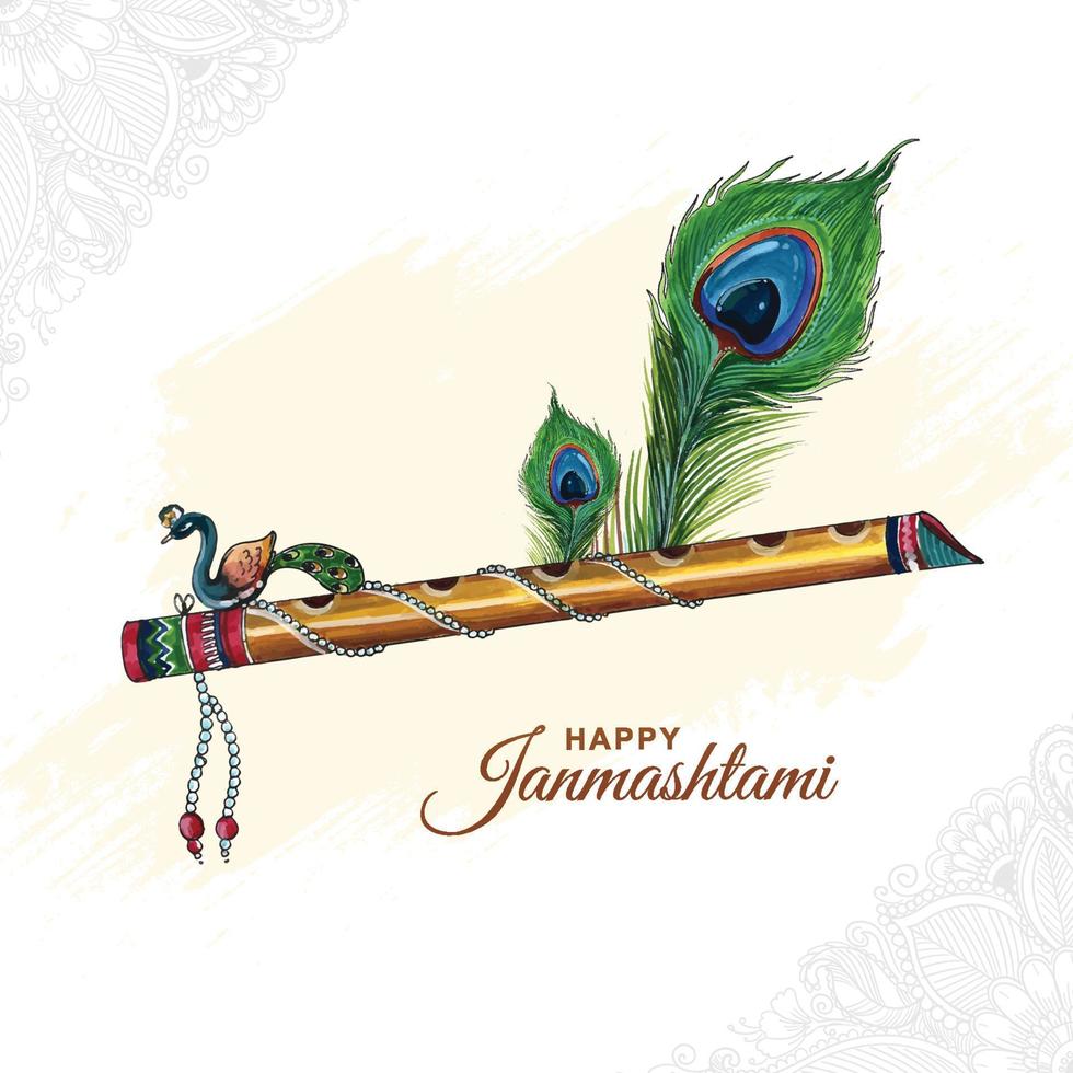 Krishna Flute And Peacock Feather Images
