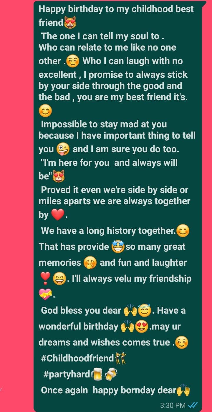 Happy Birthday Paragraph For Friend