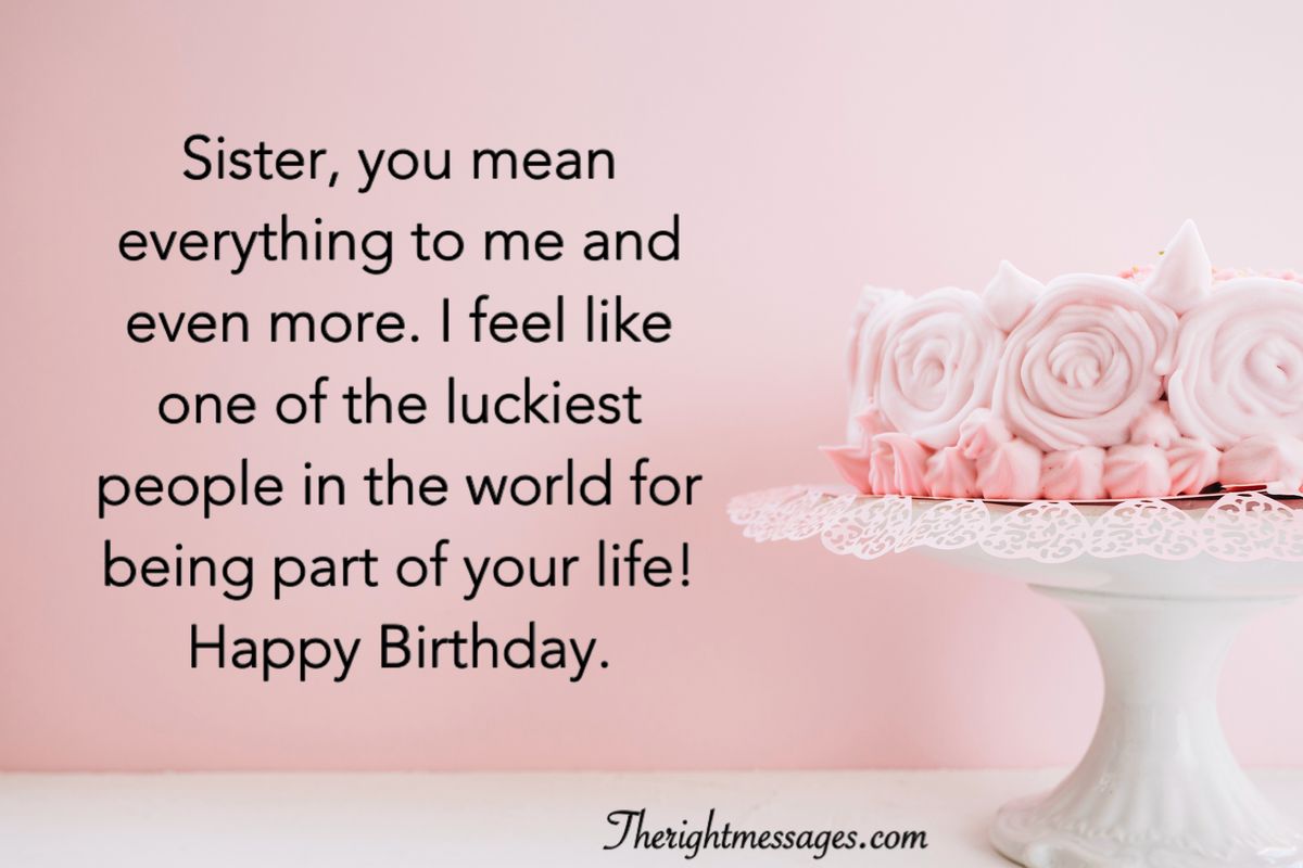 Happy Birthday Paragraph For Sister